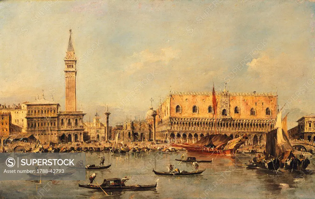 Ducale Palace in Venice, by Francesco Guardi (1712-1793).