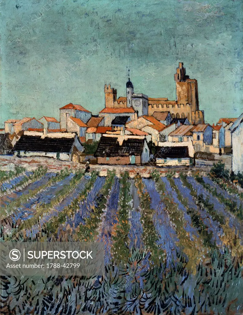 Saintes Maries de la Mer, by Vincent van Gogh (1853-1890).