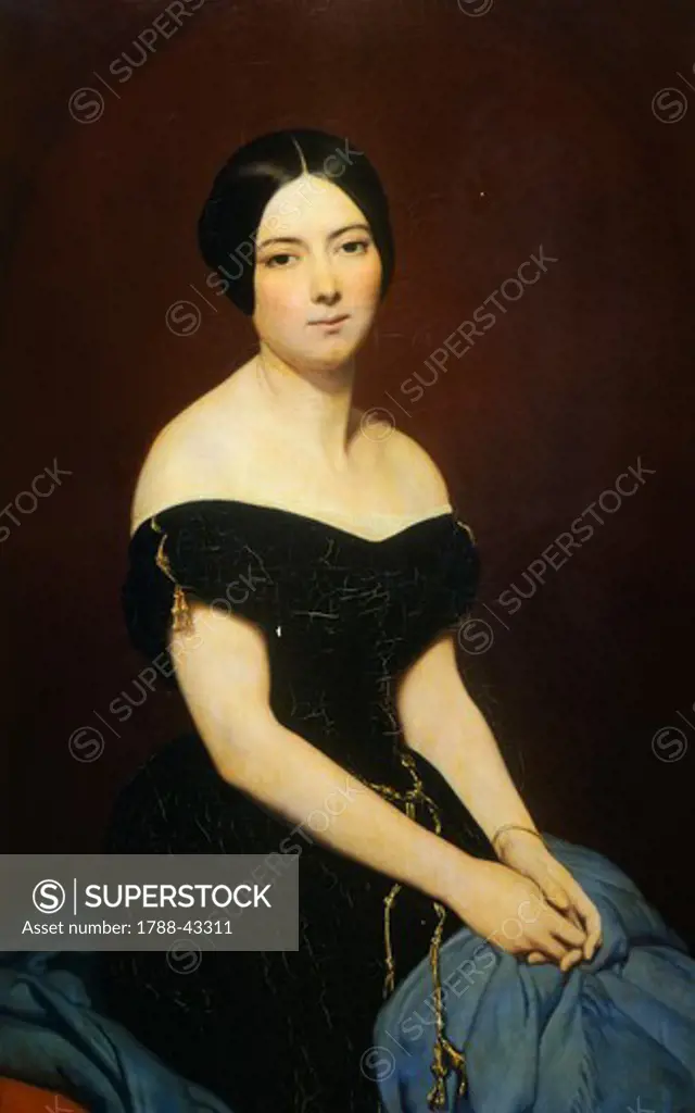 Portrait of Madame Edmond Caillard, 1842, by Ary Scheffer (1795-1858),