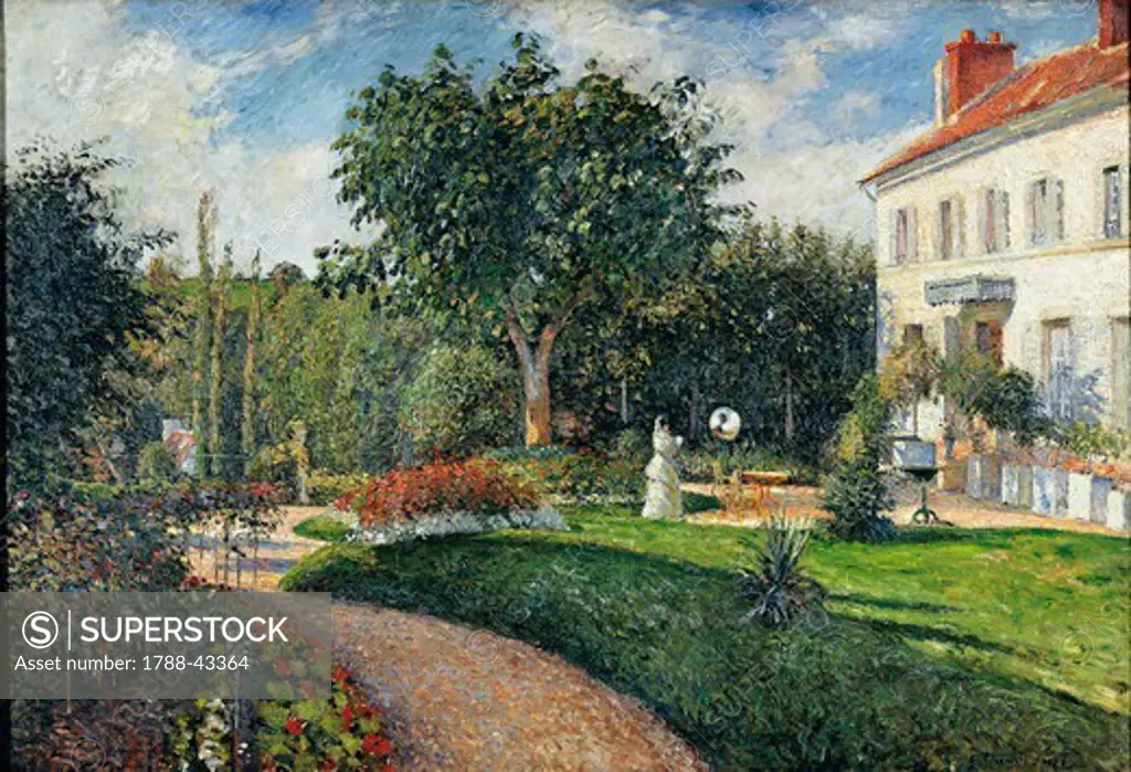 The Garden of les Mathurins at Pontoise, 1876, by Camille Pissarro (1831-1903), oil on canvas.