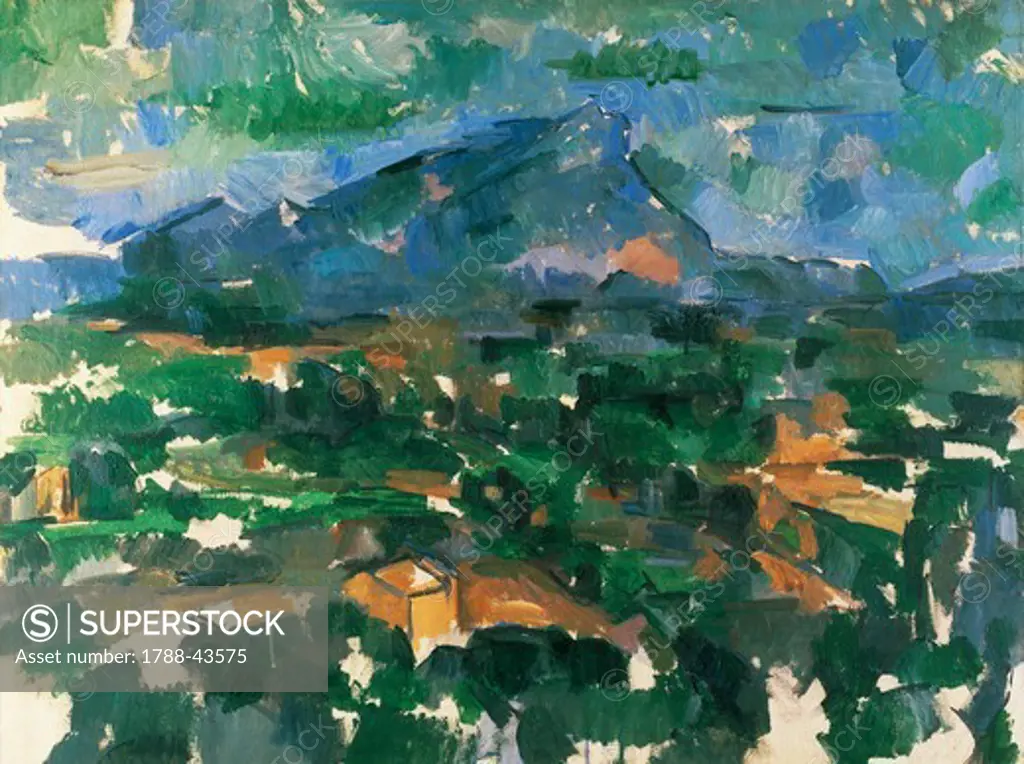 Mont Sainte-Victoire, by Paul Cezanne (1839-1906).