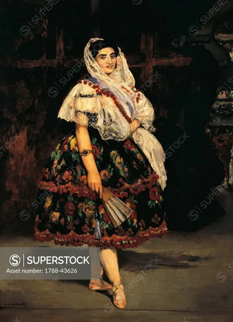 Lola of Valencia, 1862, by Edouard Manet (1832-1883).
