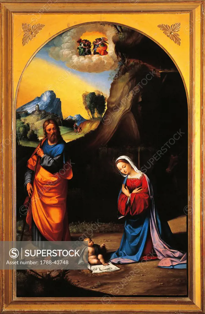 Nativity, by Benvenuto Garofalo (1481-1559).