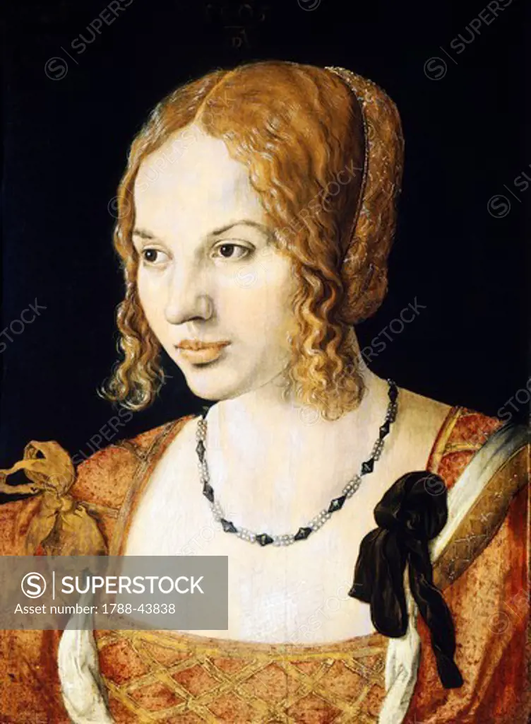 Portrait of a Venetian, by Albrecht Durer (1471-1528).