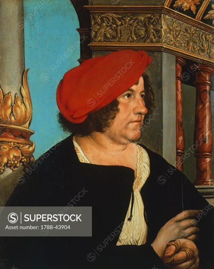 Portrait of Jakob Meyer, by Hans Holbein the Younger (1497 or 1498-1543).