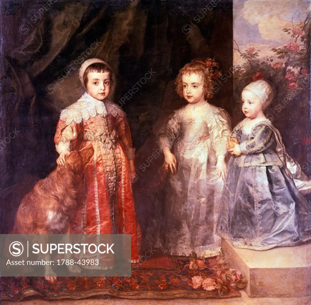 The children of Charles I of England, by Anthony van Dyck (1599-1641).