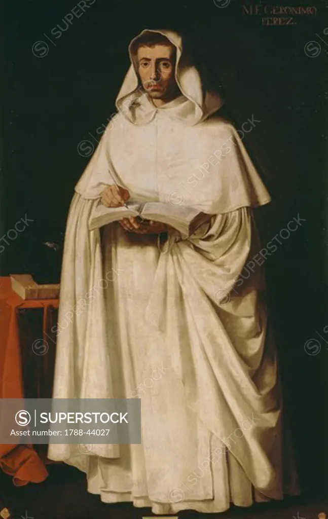 Friar Jeronimo Perez, by Francisco de Zurbaran (1598-1664).