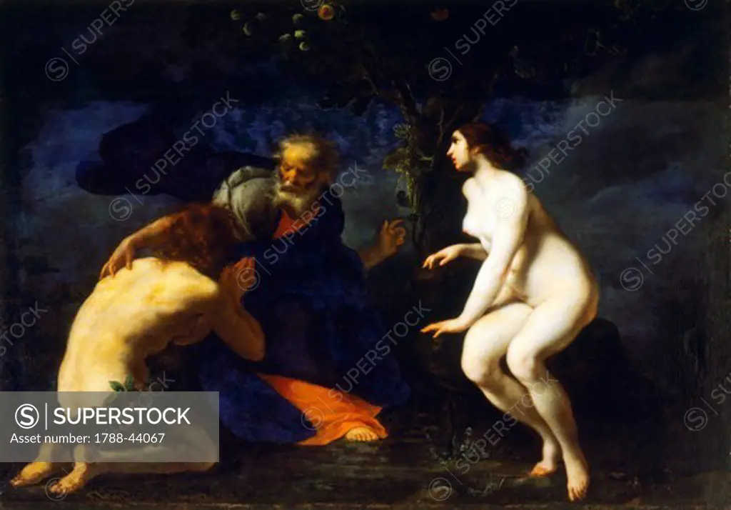 Adam and Eve, by Francesco Furini (1603-1646).
