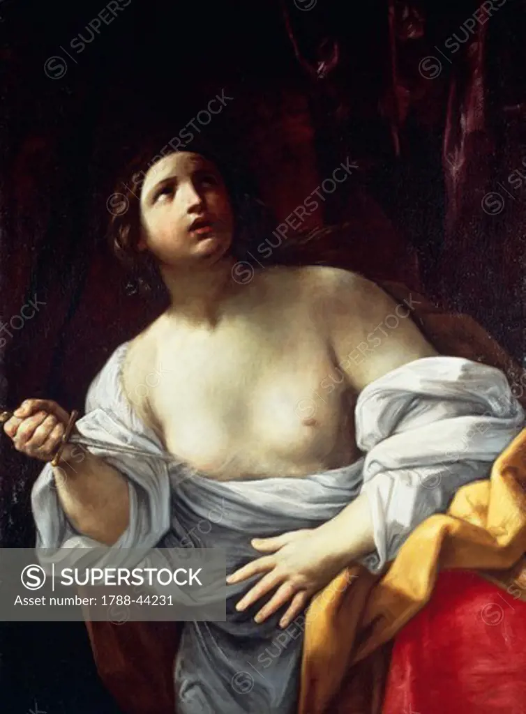 Lucretia, 1635, by Guido Reni (1575-1642).