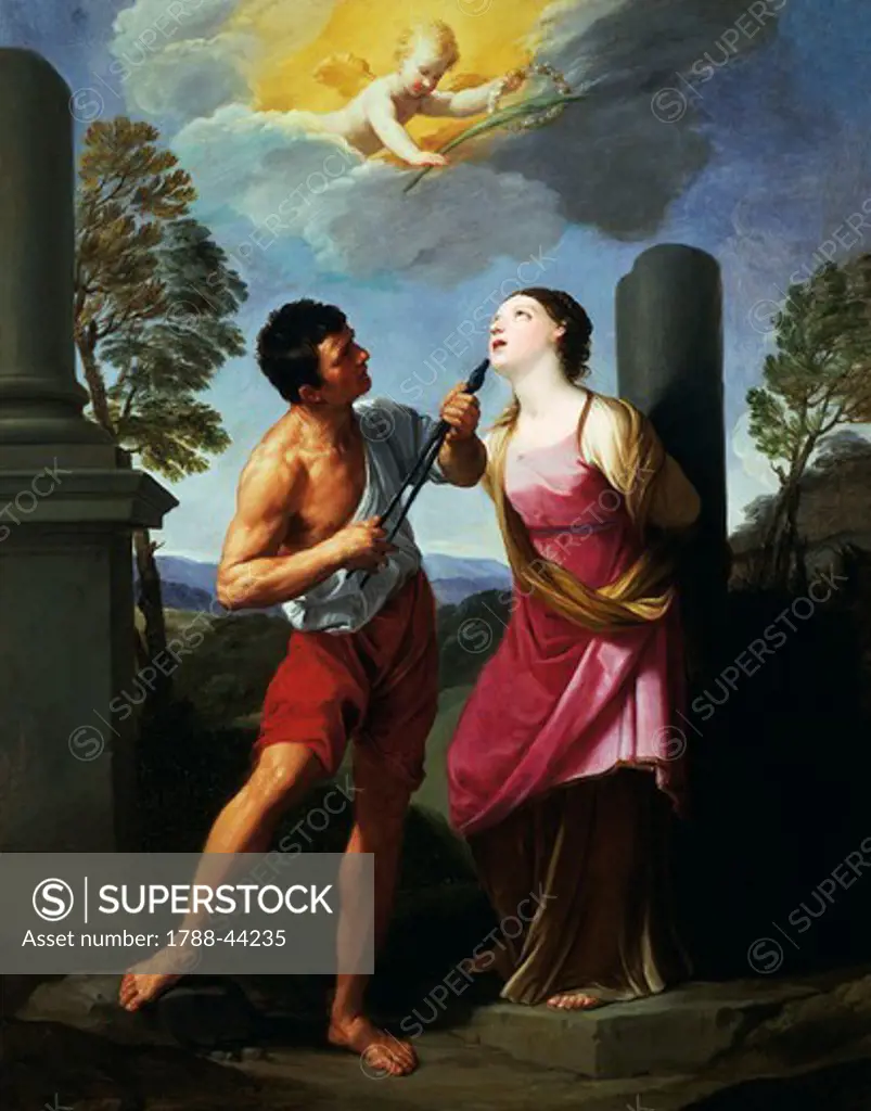 The martyrdom of Saint Apollonia, 1612-1614, by Guido Reni (1575-1642).