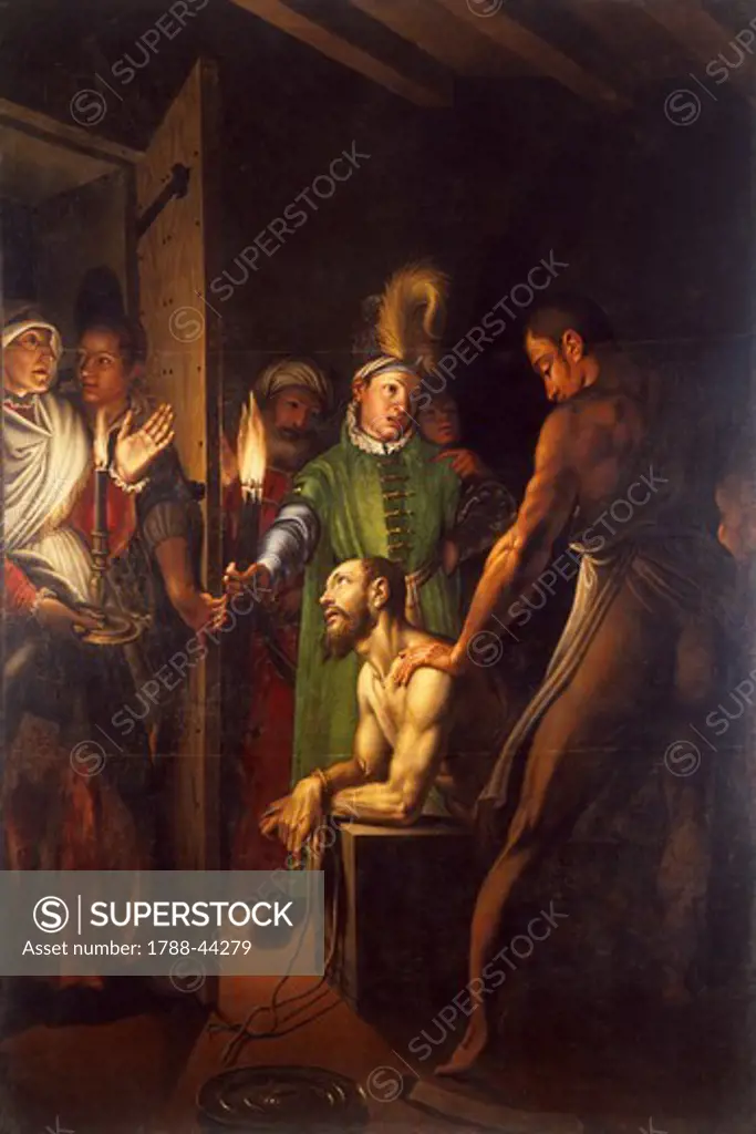 Beheading of the Baptist, by Antonio Campi (1524-1587).