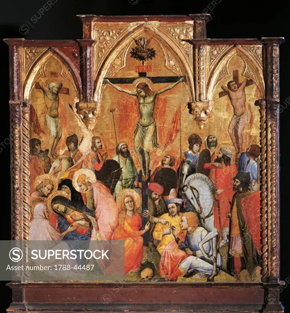 Crucifixion, 14th century, by Antonio Veneziano (active 1369-1419).