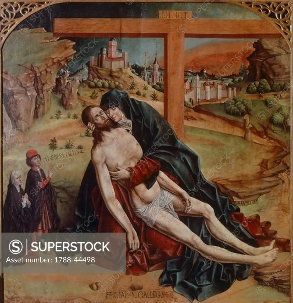 The Pieta', 1470, by Fernando Gallego (active 1468-1507).