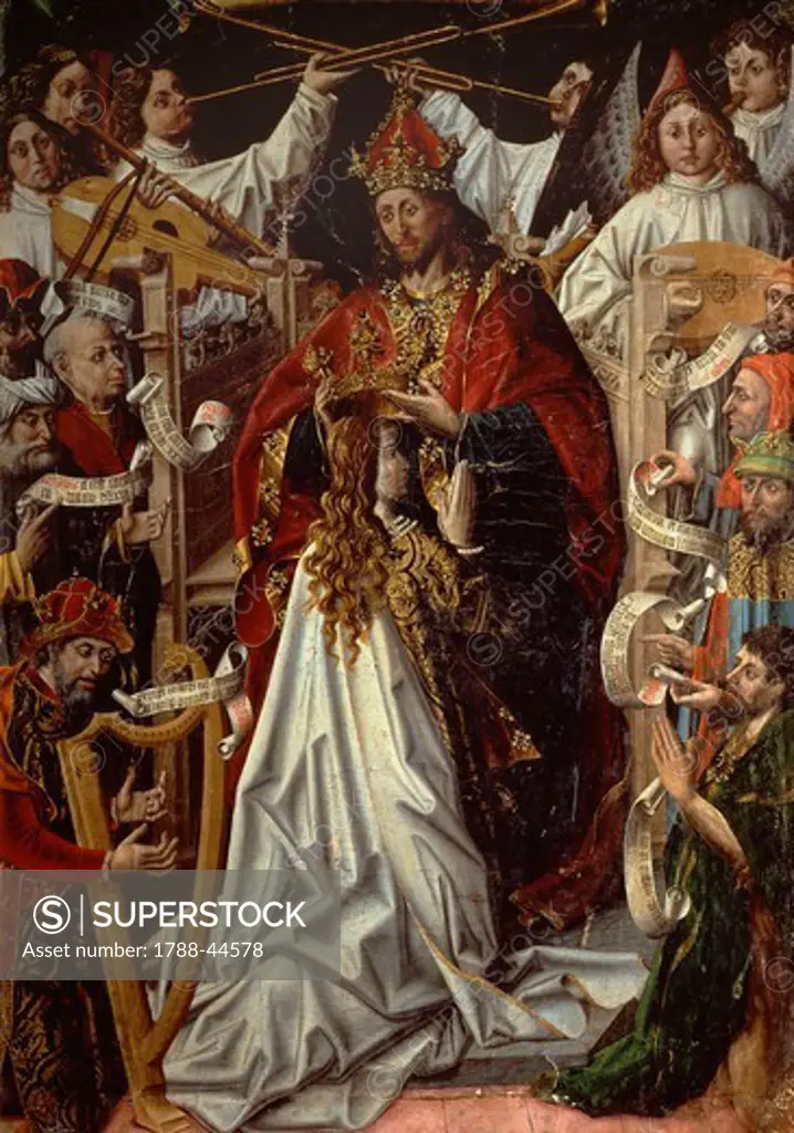 Coronation of the Virgin, by Fernando Gallego (active 1468-1507).