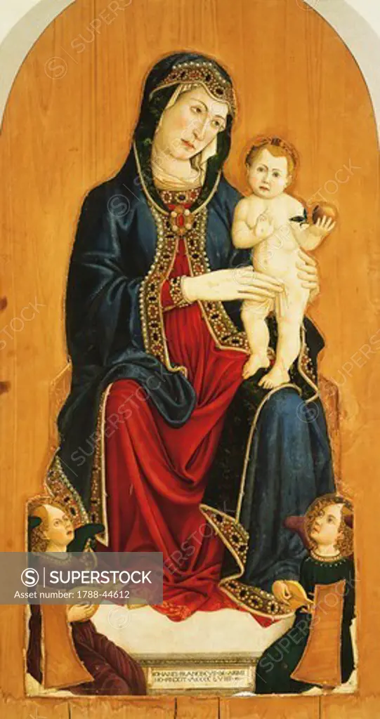 The Virgin, by Giovanni Francesco from Rimini (ca 1420-1470).