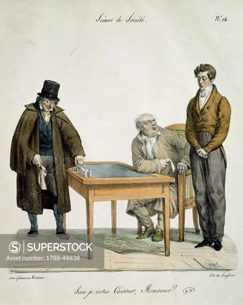 I am your treasurer, ca 1820. France, 19th Century.