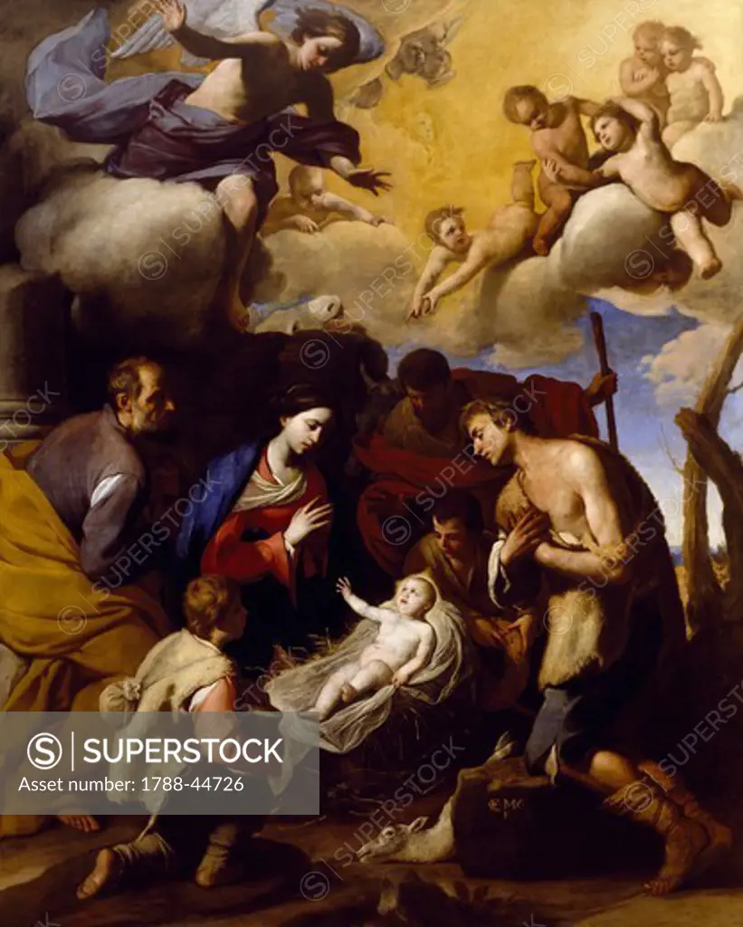 The Adoration of the Shepherds, by Massimo Stanzione (1585-1656).