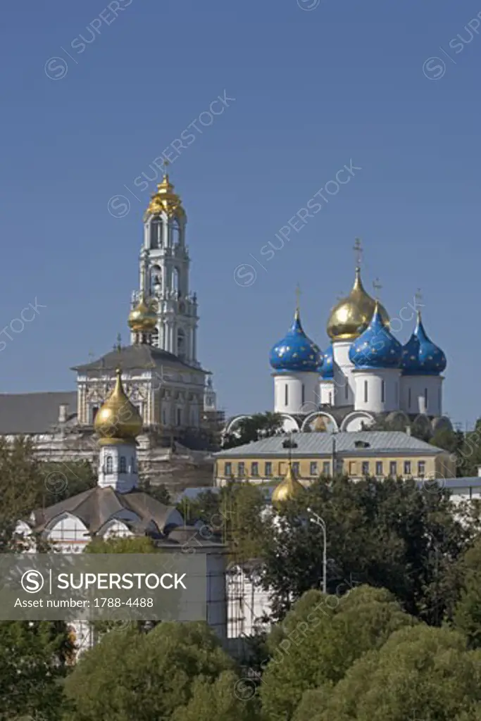 Russia, Sergiev Posad, Moscow, Trinity St. Sergius Monastery