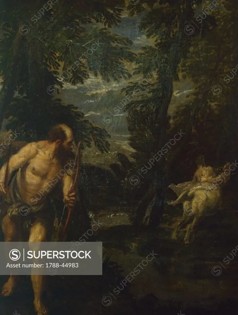 Hercules, Deianeira and the Centaur Nessus, 1586, by Paolo Veronese (1528-1588), oil on canvas.