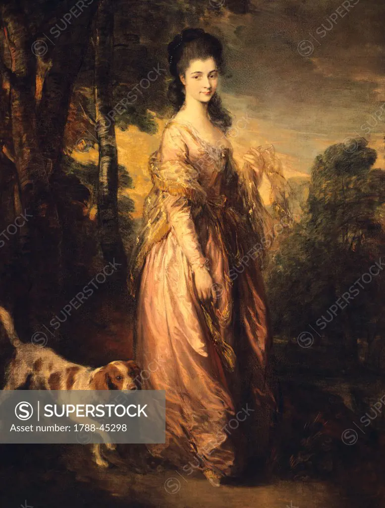 Mrs Lowndes-Stone, by Thomas Gainsborough (1727-1788).