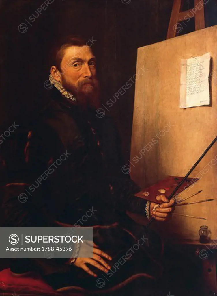 Self-portrait, 1558, by Antonis Mor (born between 1512 and 1516-died ca 1576), oil on canvas, 113x84 cm.