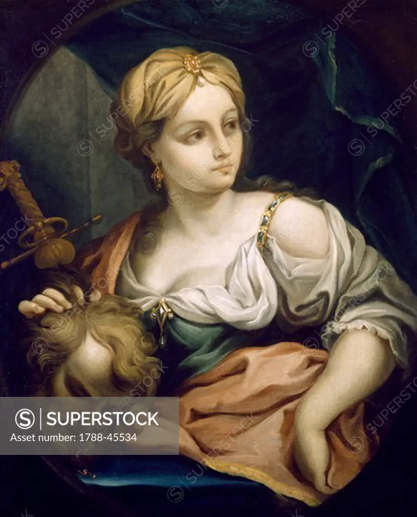 Judith with the head of Holofernes, 1720-1730, by Pietro Ligari (1686-1752), oil on canvas, 75x61 cm.