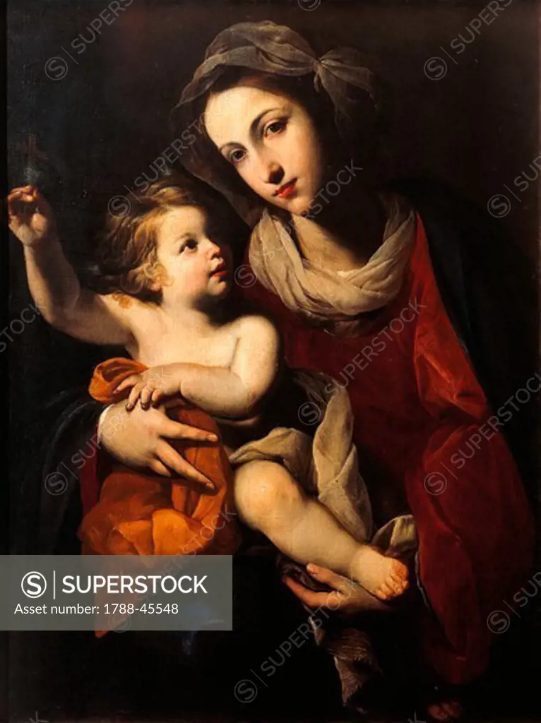Madonna and Child, by Francesco Solimena (1657-1747).