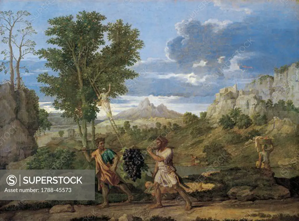 The seasons, autumn or the Promised Land, by Nicolas Poussin (1594-1655).