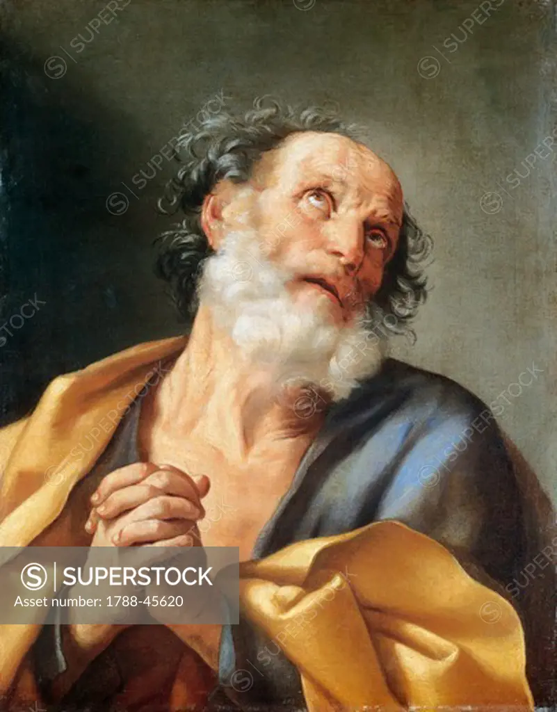 St Peter weeping, by Guido Reni (1575-1642).