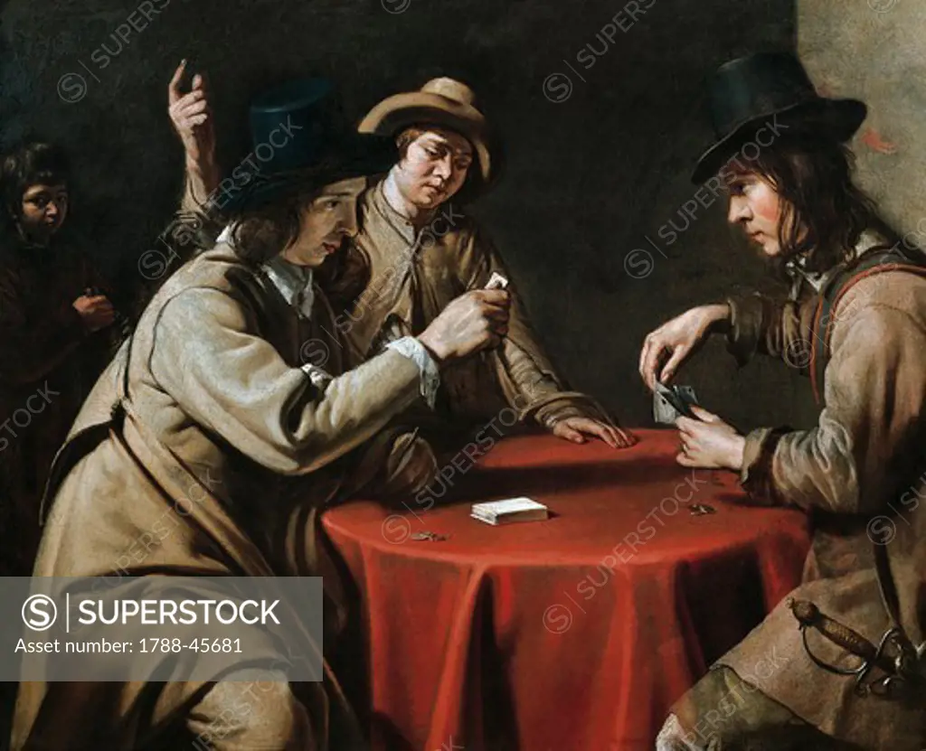 The cheaters, by Mathieu Le Nain (1607-1677).