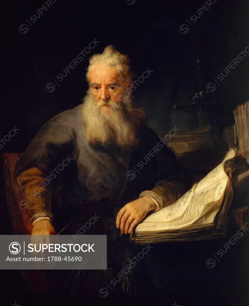 The apostle Paul, 1635, by Rembrandt (1606-1669), oil on canvas, 135x111 cm.