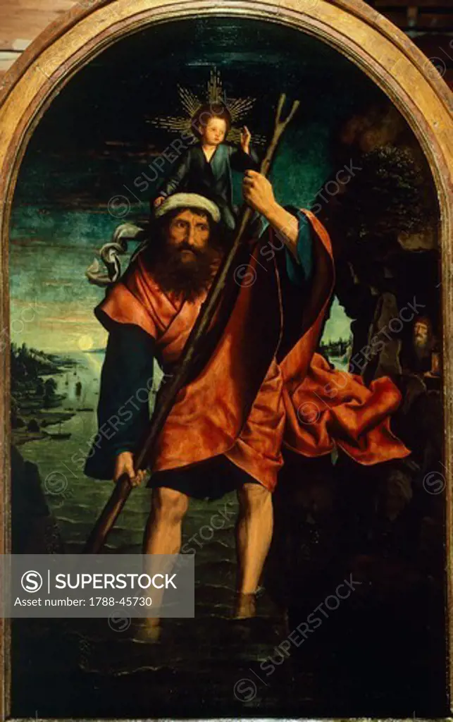 St Christopher, by Quentin Matsys (1466-1530).