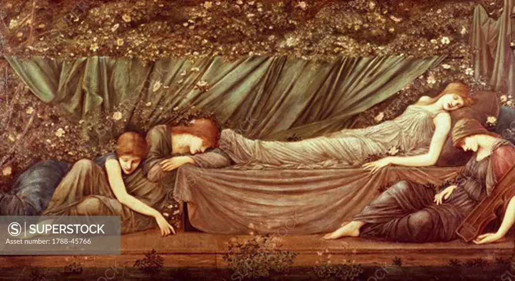 Sleeping Beauty, by Edward Burne-Jones (1833-1898).
