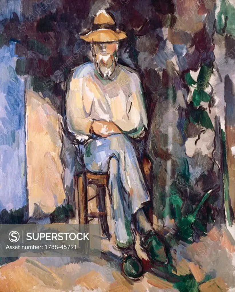 The gardener, 1901-1906, by Paul Cezanne (1839-1906).