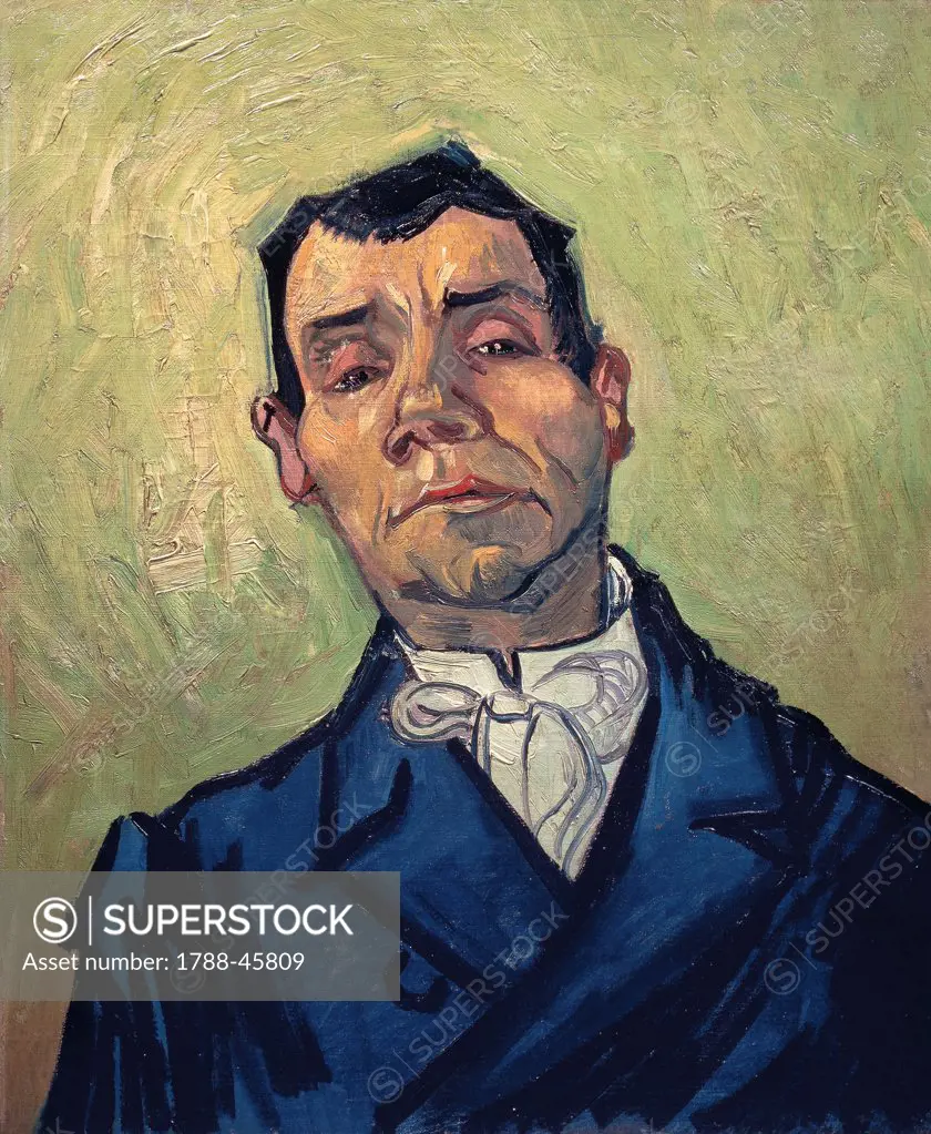Portrait of a man, by Vincent van Gogh (1853-1890).
