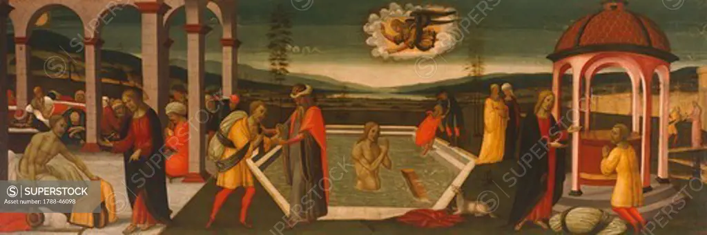 The Pool of Bethesda, by Jacopo del Sellaio (1441-1493).