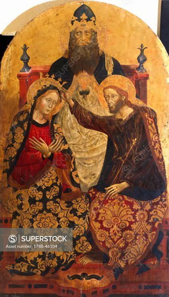 Coronation of Mary, by Michele di Matteo da Bologna (active 1410-1469).