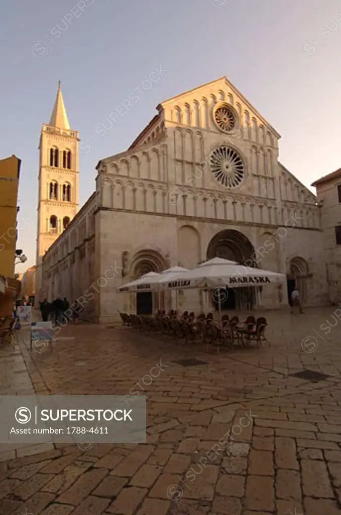 Croatia - Dalmatia - Zadar. Cathedral of St. Anastasia (Sv. Stosija)