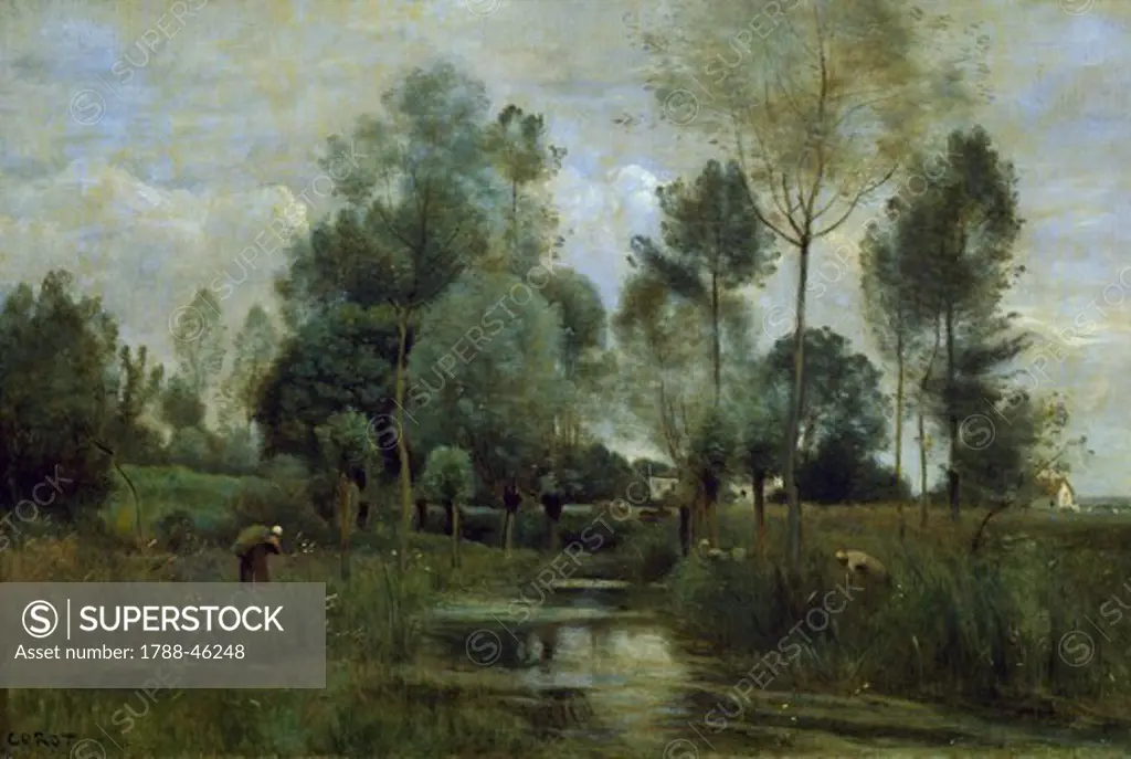 The spring, by Jean-Baptiste-Camille Corot (1796-1875).