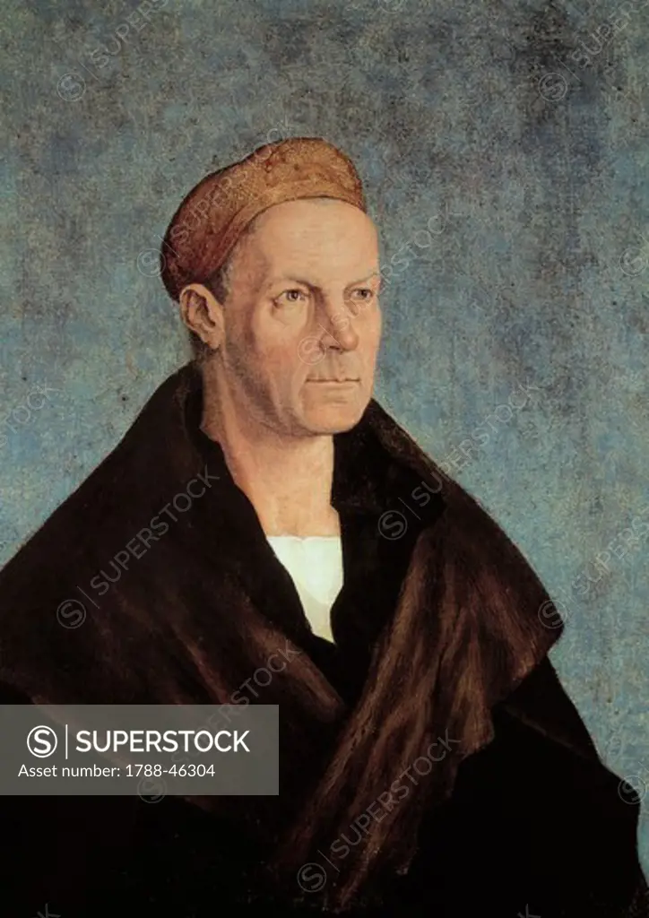 Jakob Fugger, the Rich, by Albrecht Durer (1471-1528).