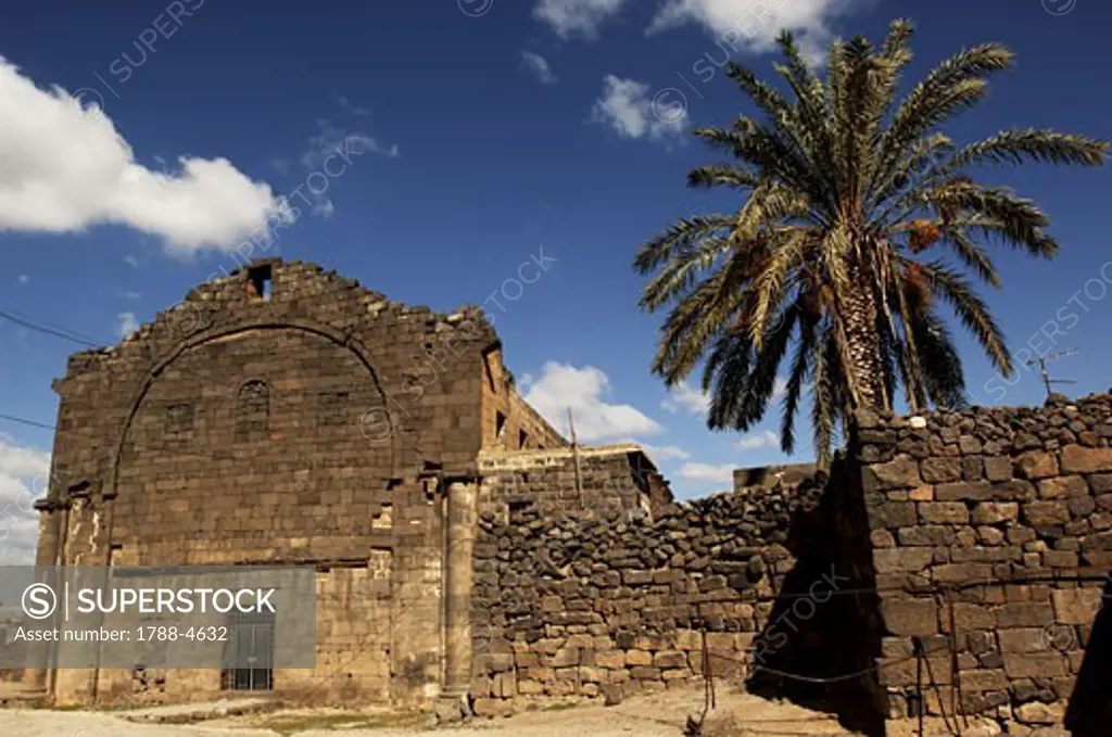 Syria - Bosra. Ancient Bosra. UNESCO World Heritage List, 1980. Mosque of Omar