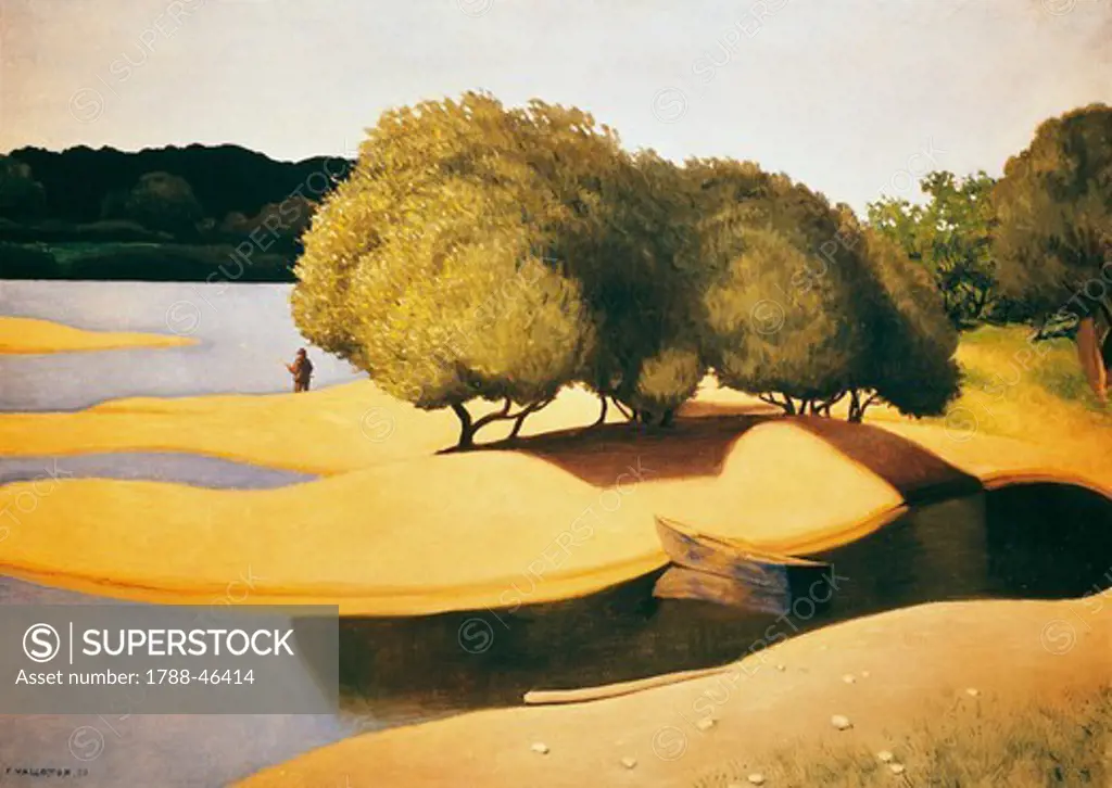 Sands on the edge of the Loire, by Felix Vallotton (1865-1925).