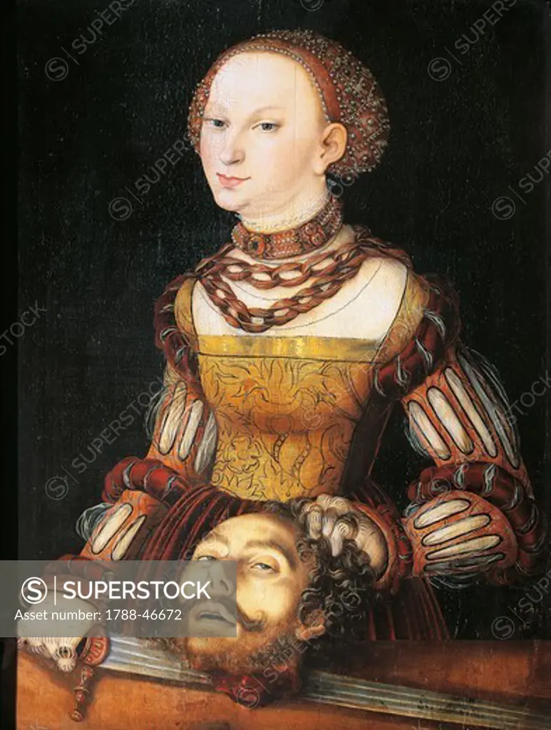 Judith with the Head of Holofernes, 1531, by Lucas Cranach the Elder (1472-1553).