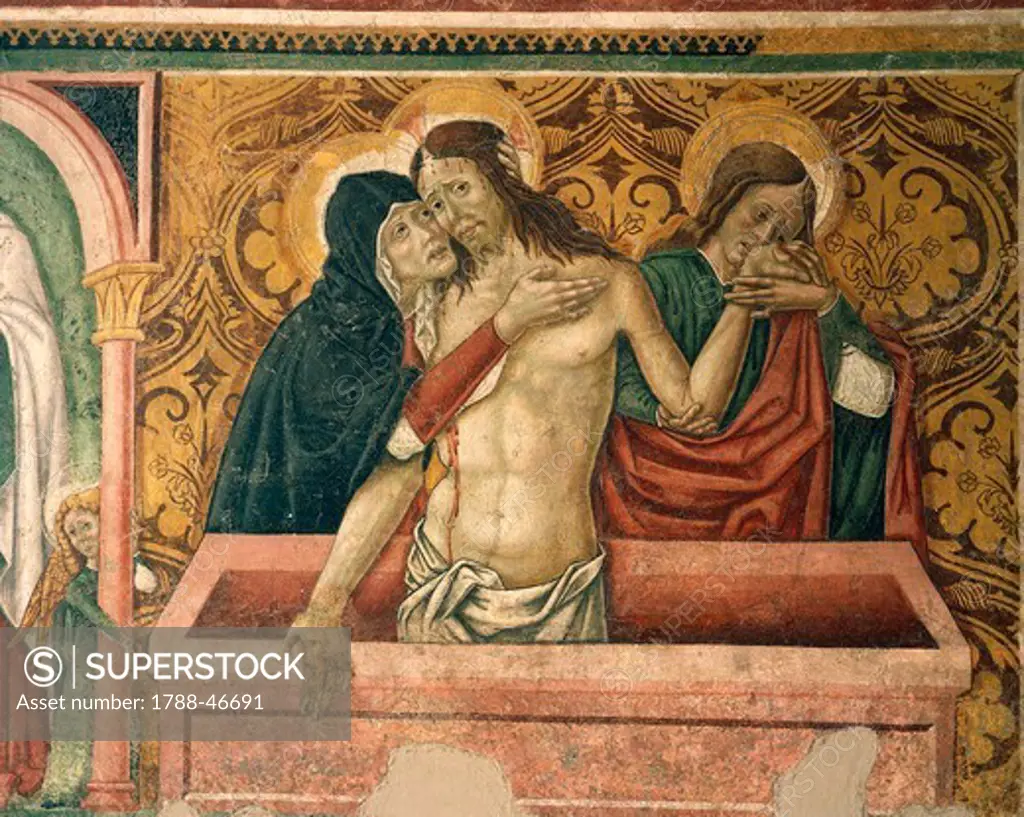 Pieta, 1494, by Niccolo da Foligno (ca 1420-1502).