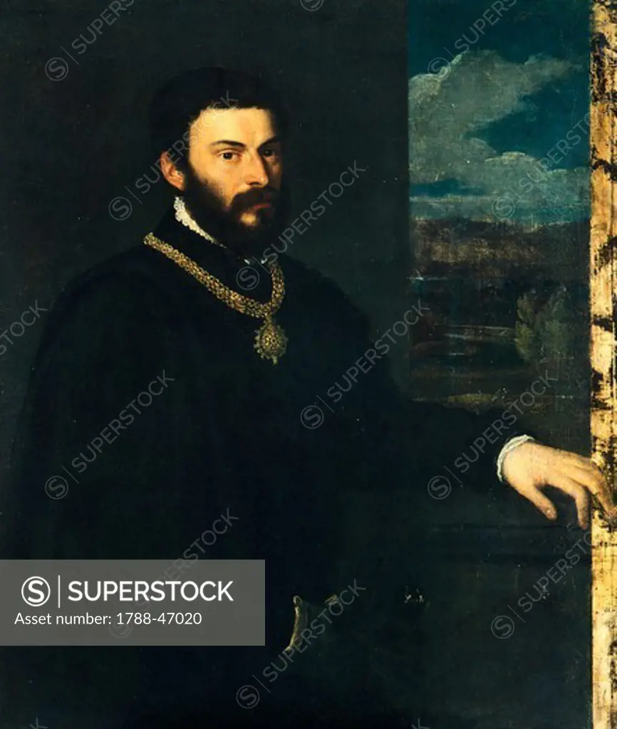 Count Antonio Porcia and Brugnega, ca 1540, by Titian (ca 1490-1576).