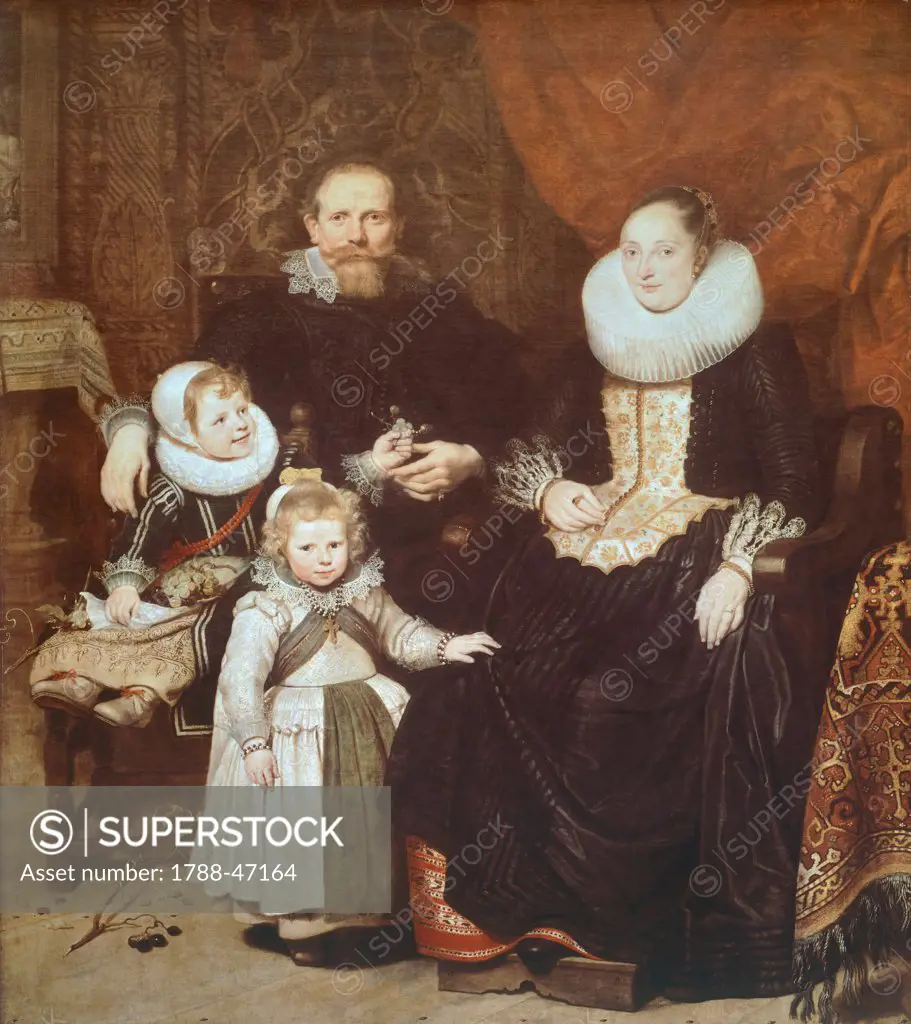 The artist's family, by Cornelis de Vos (ca 1584-1651).