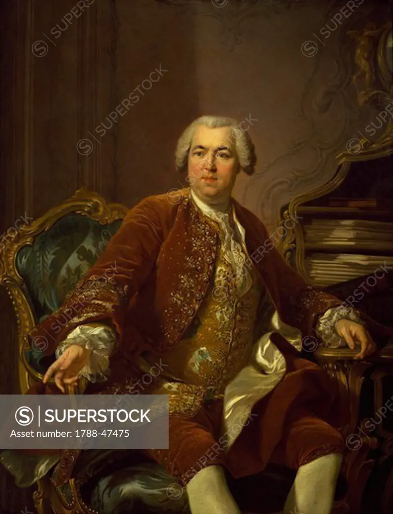 Portrait of Nicolas Beaujon, by Louis Michel van Loo (1707-1771).