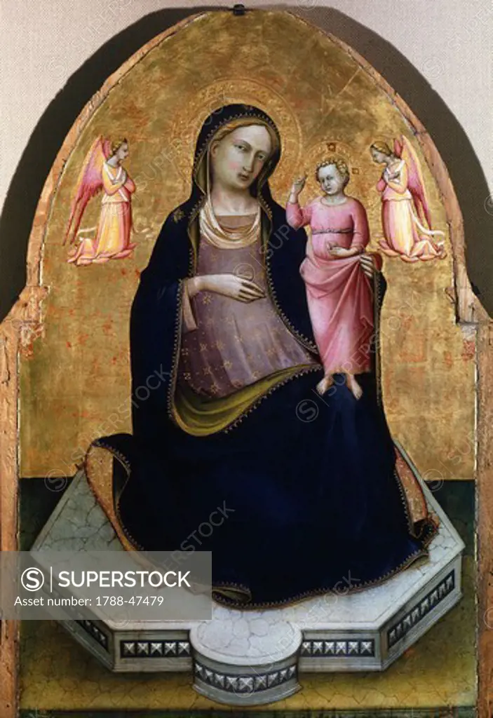 Madonna of the Humility, by Lorenzo Monaco (ca 1370-1425).