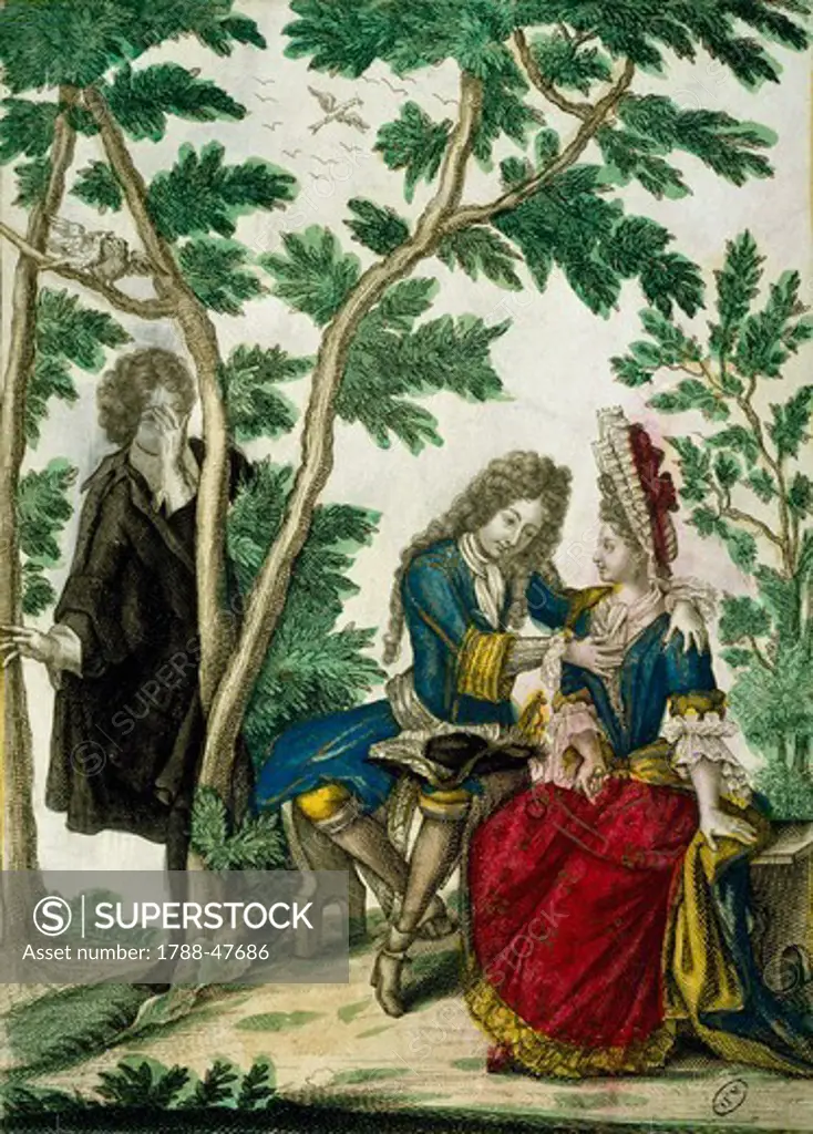 Lovers. France, 18th Century