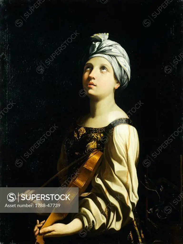 St Cecilia, 1606-1607, by Guido Reni (1575-1642).